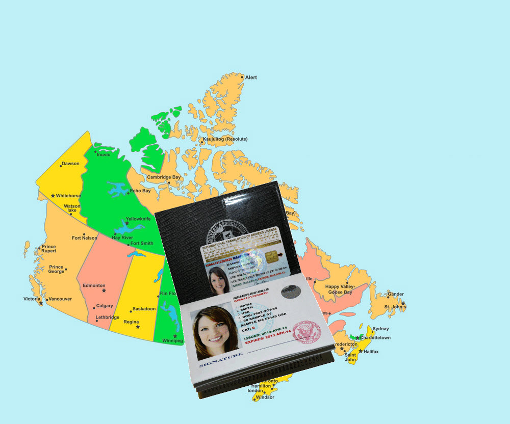 driving Canada roads with International Driving License