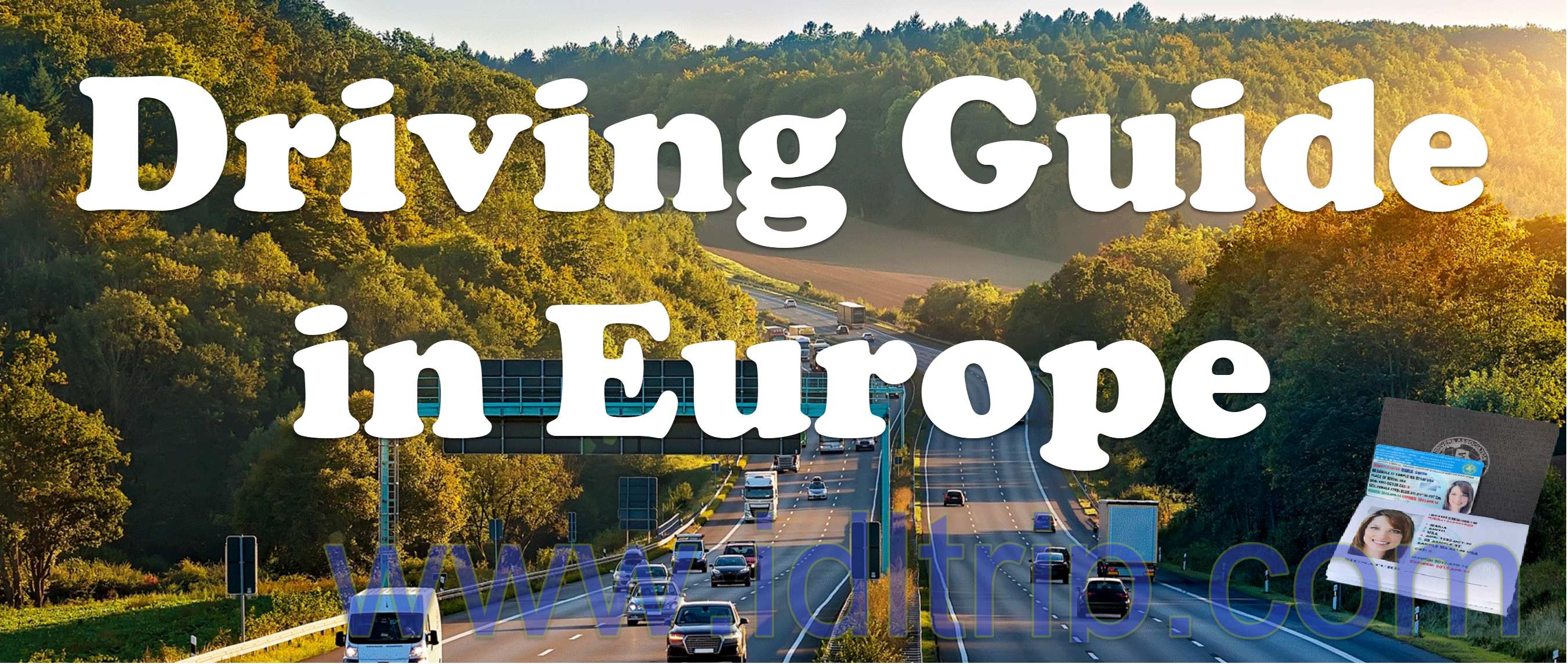 driving guide in europe