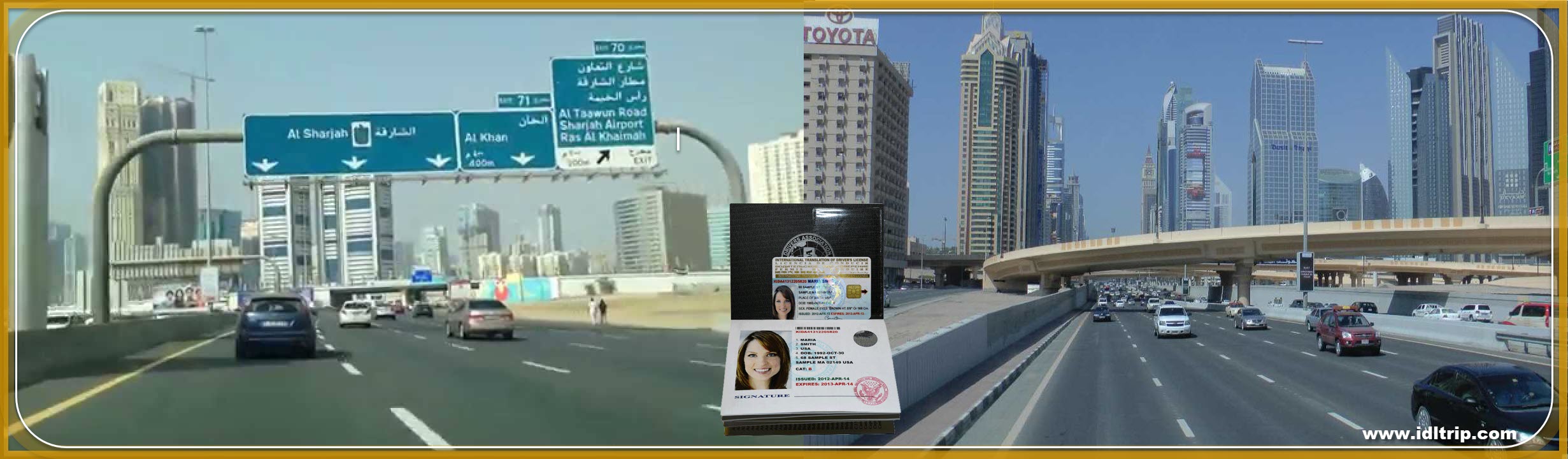 Driving on UAE roads