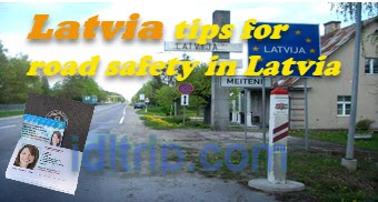 Tips for road safety in Latvia index