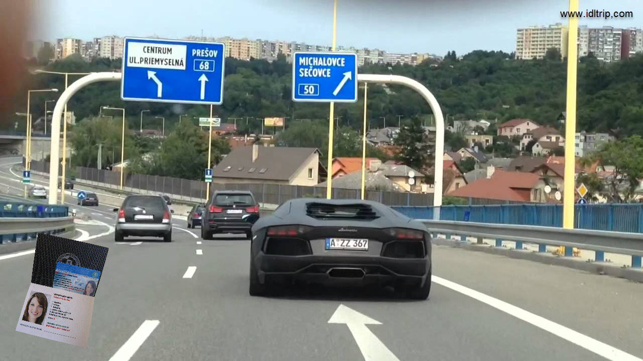 Driving an exotic car in Slovakia