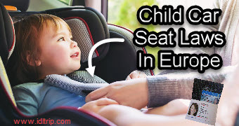 Asiento de automóvil en toda Europa