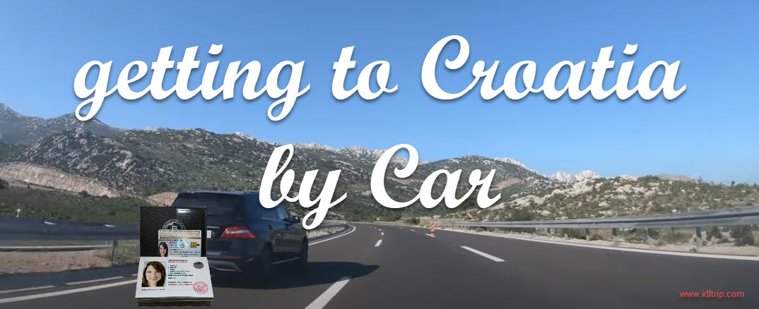 Driving a car in Croatia