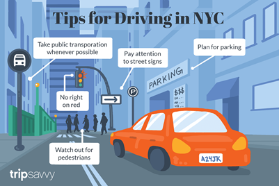 consejos para conducir en la ciudad de Nueva York