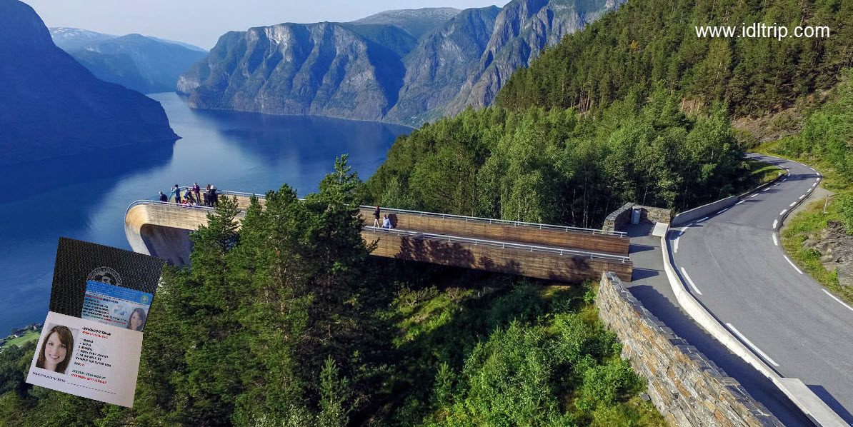 Conducción escénica en Noruega