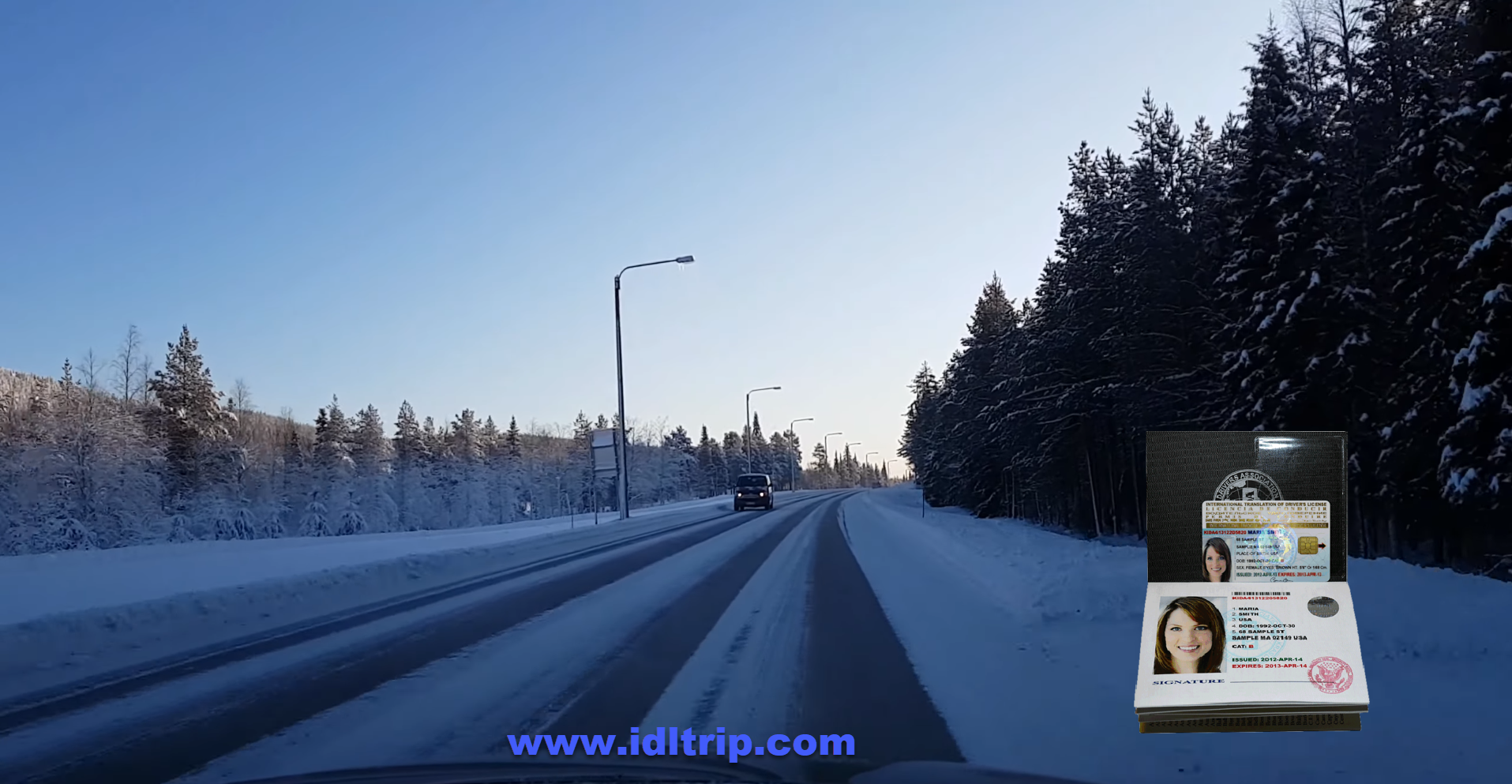 En invierno, el límite de velocidad general se reduce en todas partes a 80 km / h.