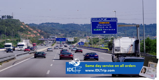 Driving in Spain- rules and roads with International driving licence