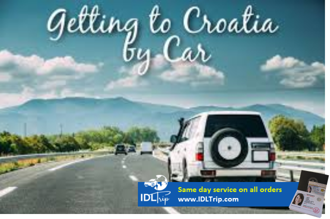 Driving a car in Croatia 