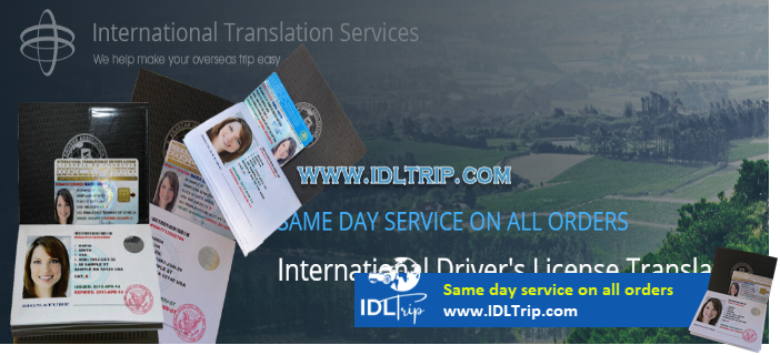 Get an International Driving License at www.idltrip.com