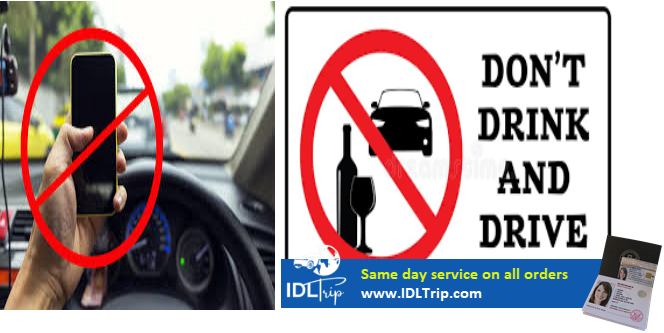 don't drink and drive while use International Driving Permit