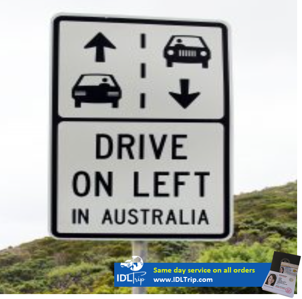 Australia drive on the left 